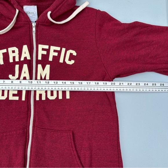 Traffic Jam Detroit Zip Up Hoodie Pure Detroit Brand Apparel Size L Made in USA - Picture 8 of 8
